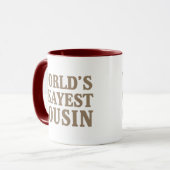 Mug Cousin d'Okayest du monde (Devant gauche)