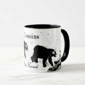 Mug Cousins - Les meilleurs amis pour toujours (Devant droit)