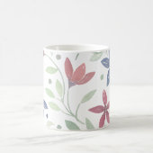 Mug Coussin d'aquarelle florale (Centre)