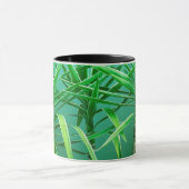 Mug Coussin d'arbre palmier botanique vert (Centre)