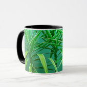 Mug Coussin d'arbre palmier botanique vert (Devant gauche)