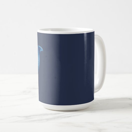 Mug Coussin dauphin souriant (Devant droit)