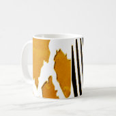 Mug Coussin de bande Zebra imprimé (Devant gauche)