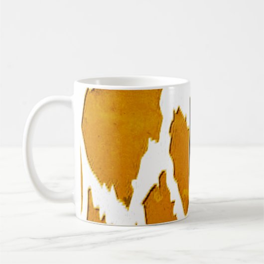 Mug Coussin de bande Zebra imprimé (Gauche)