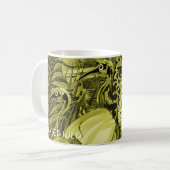 Mug Coussin de brousse léopard olive (Devant gauche)