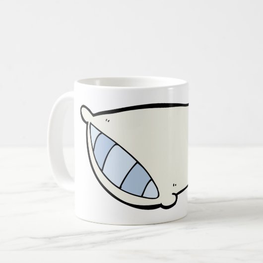 Mug Coussin de dessin animé avec géant (Devant gauche)