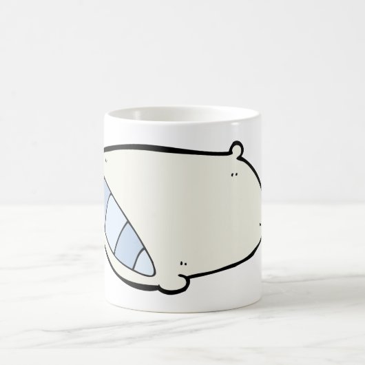 Mug Coussin de dessin animé avec géant (Centre)