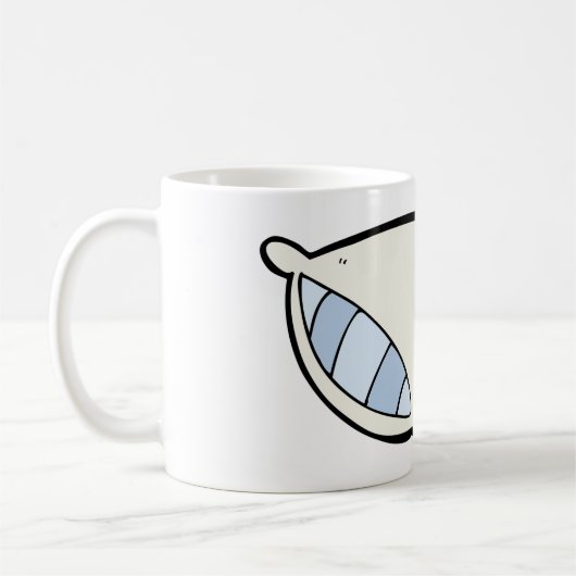 Mug Coussin de dessin animé avec géant (Gauche)