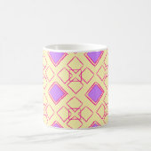 Mug Coussin décoratif à carrés violets (Centre)