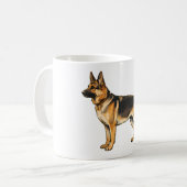 Mug Coussin double face avec Bergère Allemande (Devant gauche)