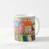 Mug Coussins de café à l'aquarelle unique (Devant droit)