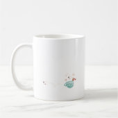 Mug Coussins de lapin de Noël - Festivals dans une cou (Gauche)