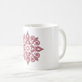 Mug Coussins ronds Mandala Design frais (Devant droit)