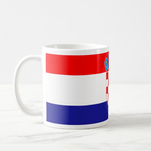 Mug Coût bas ! Drapeau croate (Gauche)
