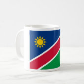 Mug Coût bas ! Drapeau de la Namibie (Devant gauche)