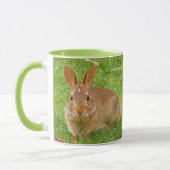 Mug Couteau Bunny Chewing Greens sur le Golf Fairway (Gauche)