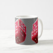 Mug Couteau rouge flou (Devant droit)