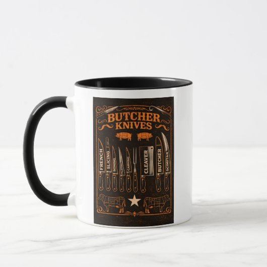 Mug Couteaux de boucher (Gauche)