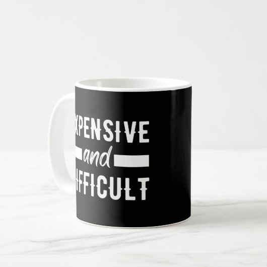 Mug Coûteux et difficiles (Devant gauche)