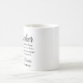 Mug Coutume de Rockstar de professeur (Centre)