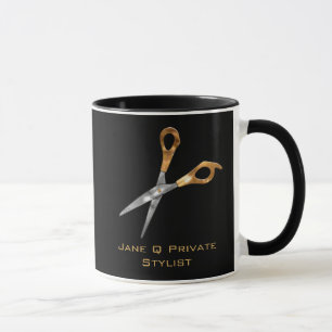 Mug Coutume de styliste d'or