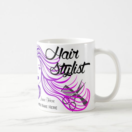 Mug Coutume de styliste en coiffure (Droite)