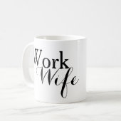 Mug Coutume d'épouse de travail (Devant gauche)