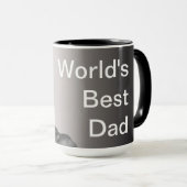 Mug Coutume parfaite de cadeau de fête des pères - (Devant droit)