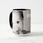 Mug Coutume parfaite de cadeau de fête des pères - (Devant gauche)