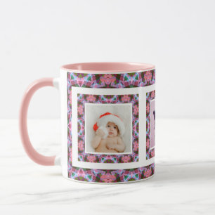 Mug Coutume rose automne automne Motif de Noël Photo