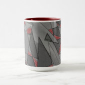 Mug Coutume rugueuse triangulaire, sur arrière - plan (Centre)