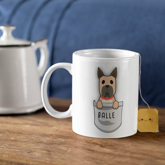 Mug Coutume Super Danse pour Amoureux des chiens Train