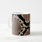 Mug Coutume unique de peau de serpent à sonnettes (Devant gauche)