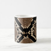 Mug Coutume unique de peau de serpent à sonnettes (Centre)