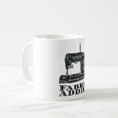 Mug Couture - Addict de tissu (Devant gauche)