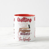 Mug Couture au patchwork où la passion rencontre l'aig (Centre)