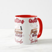 Mug Couture au patchwork où la passion rencontre l'aig (Devant droit)