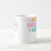 Mug Couture de patchwork féminine - Une simple quilteu (Centre)