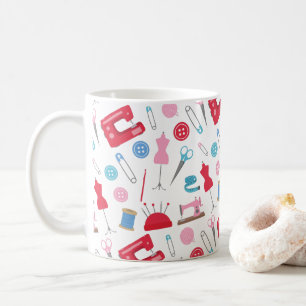 Mug Couture et couleurs vintages orientées astucieuse
