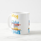 Mug Couture Patchwork Machine à Coudre Drôle Coudre Ég (Devant gauche)