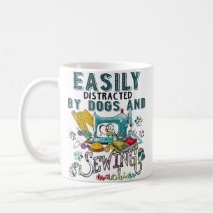 Mug Couture Quilter Couturière Chiens De Couture Et Ma
