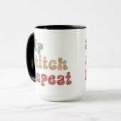 Mug Couture Tricot Crochet de l'Artisanat (Devant gauche)