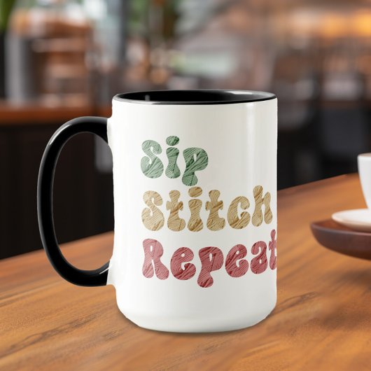 Mug Couture Tricot Crochet de l'Artisanat