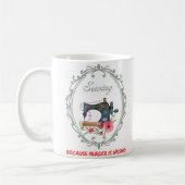 Mug Couture victorienne vintage (Gauche)