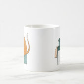 Mug Couture vintage de chat (Centre)