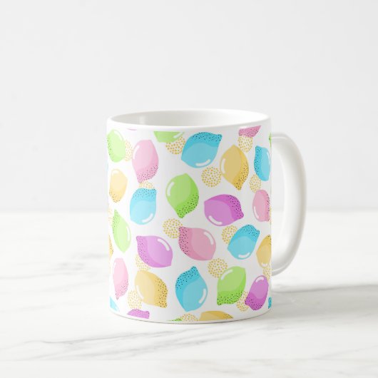 Mug Couvercle d'air Pastel lemons motif iPad (Devant droit)