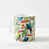 Mug Couvert de Toucan Tropical (Devant gauche)