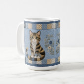 Mug Couverture chat tigré (Devant gauche)