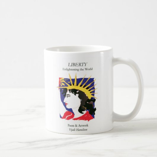 Mug Couverture-Dame Liberty/tasse (Droite)
