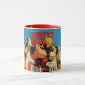 Mug Couverture de bande dessinée de robot de science-f (Centre)